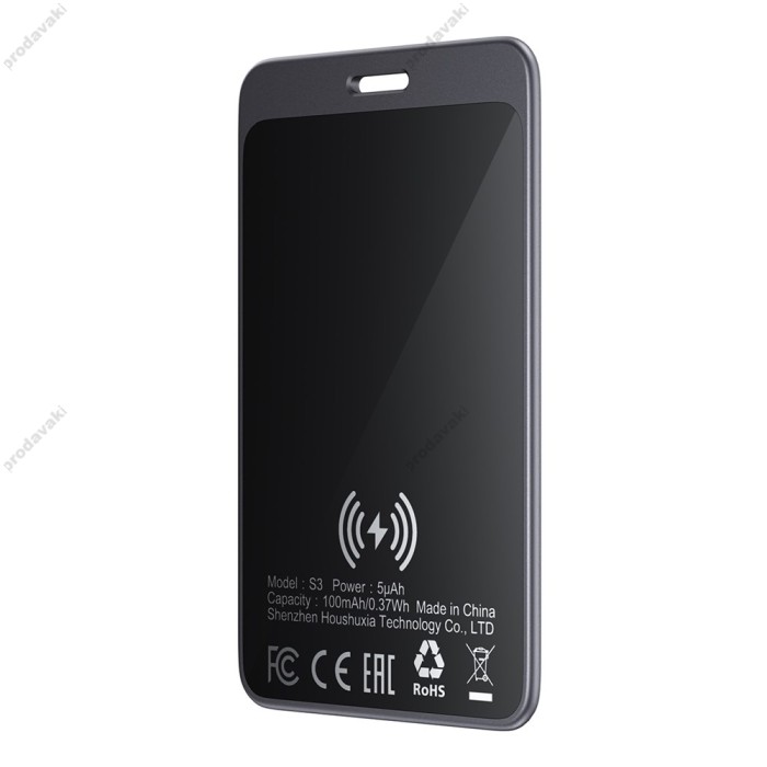 Пошуковий трекер ACEFAST S3 metal card positioning device single Metal Grey